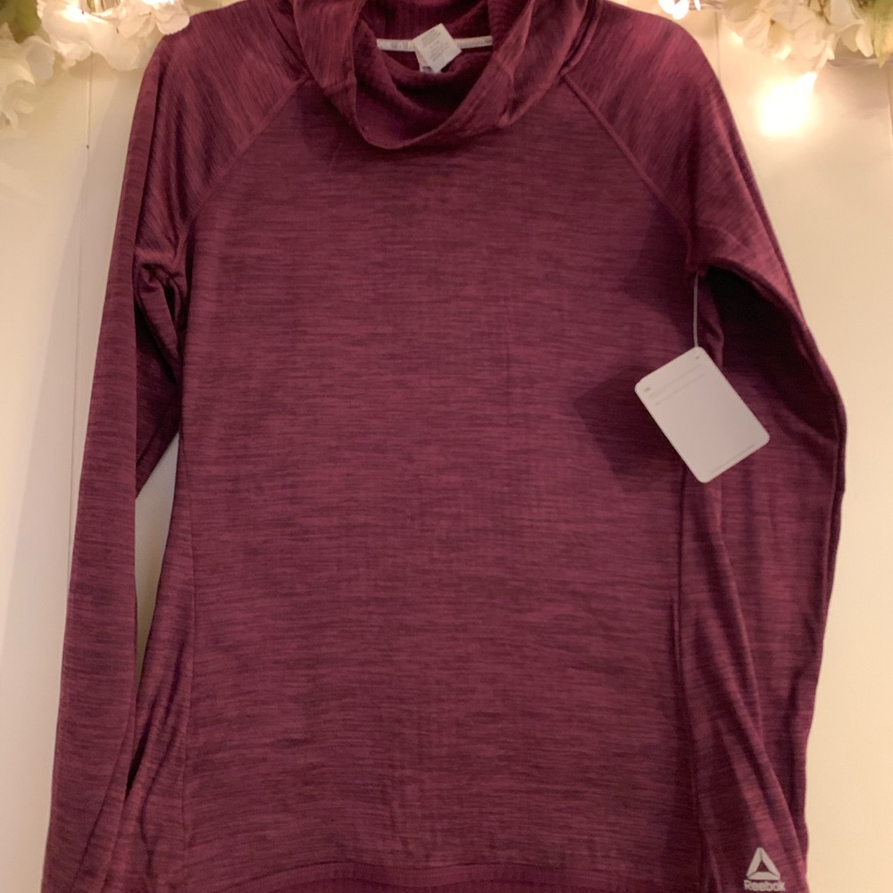 Purple Reebok sweatshirt